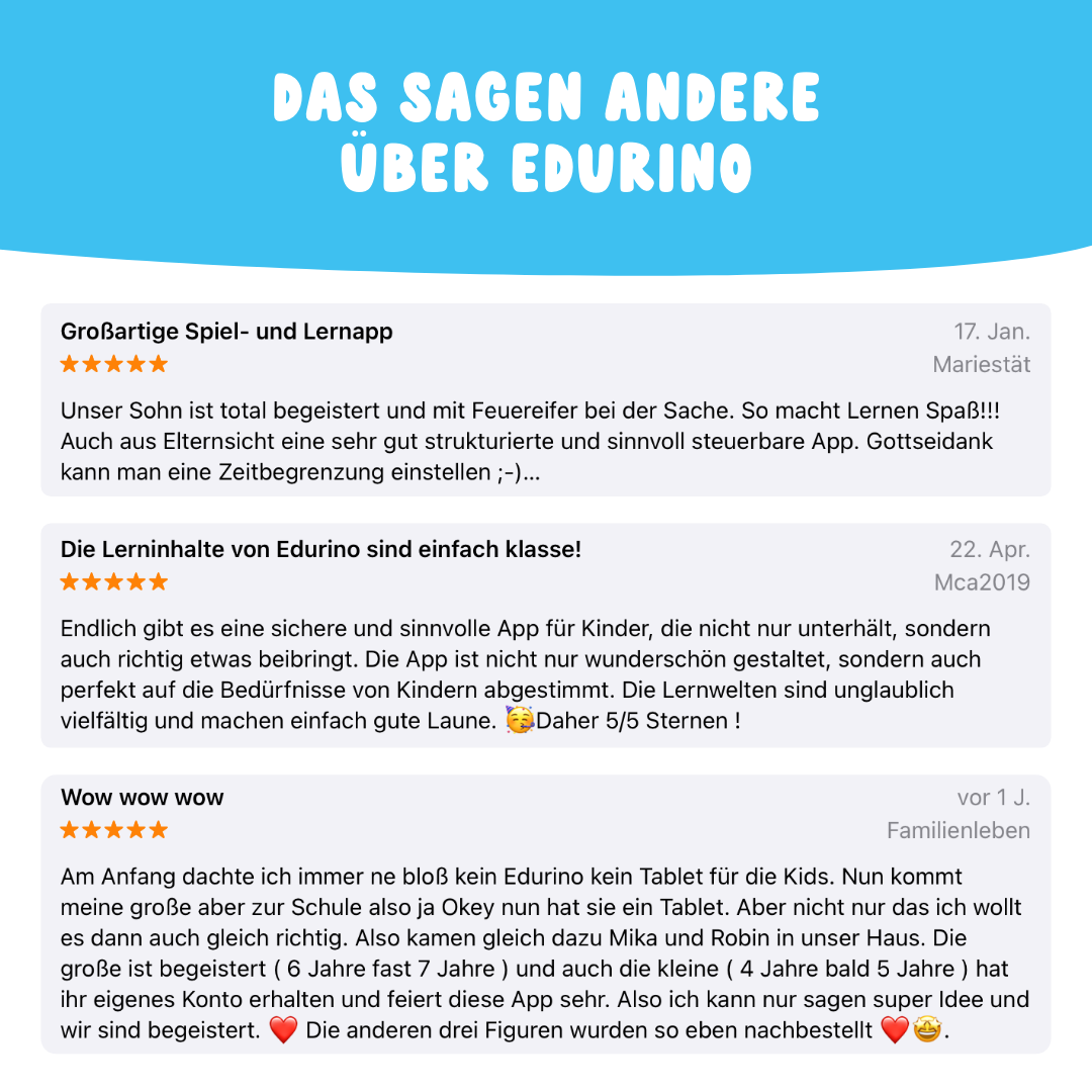 Das sagen andere über Edurino 