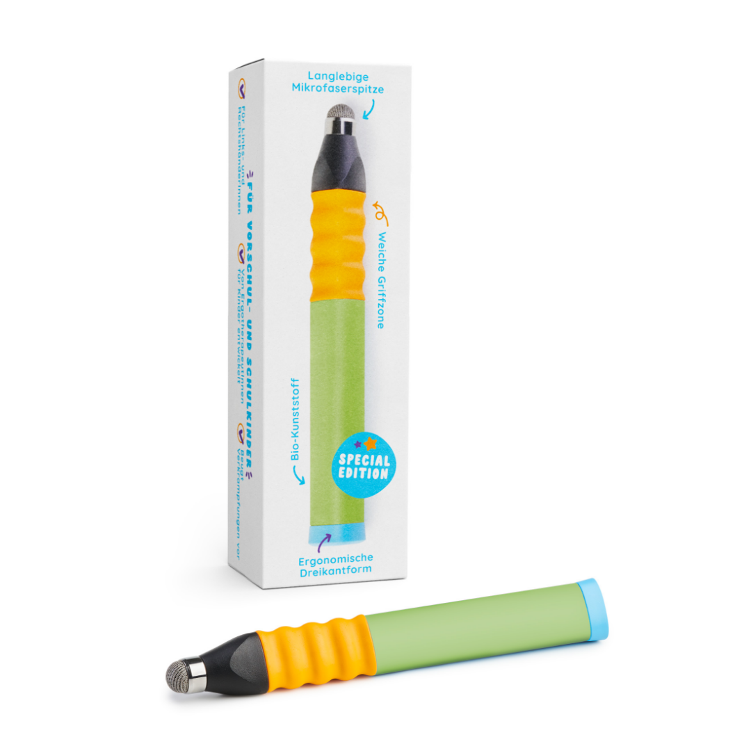 Der Ergonomische Eingabestift von Zubehör ist ein ergonomischer Eingabestift mit lebendigem Farbdesign, Sondereditionsetikett und stilvoller Verpackung.